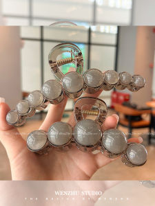 Kẹp Tóc Tròn Cỡ Lớn Phong Cách Hàn Quốc Dành Cho Nữ Kẹp Tóc Đuôi Cá Thời Trang Mới 2025 Phụ Kiện Tóc Sau Đầu Sang Trọng