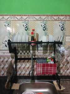 COD RAK wastafel/rak tempat cuci piring serbaguna modern uk 55cm terbaru kualitas no1