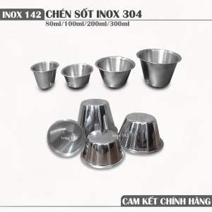 🅾️ CHÉN ĐỰNG SỐT INOX 304 NHIỀU SIZE / CHÉN CHẤM / CHÉN GIA VỊ.