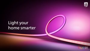 (SG) Philips Hue Play Gradient Lightstrip for PC made for 24-27 inch monitors. Sync for Entertainment Gaming and Media.