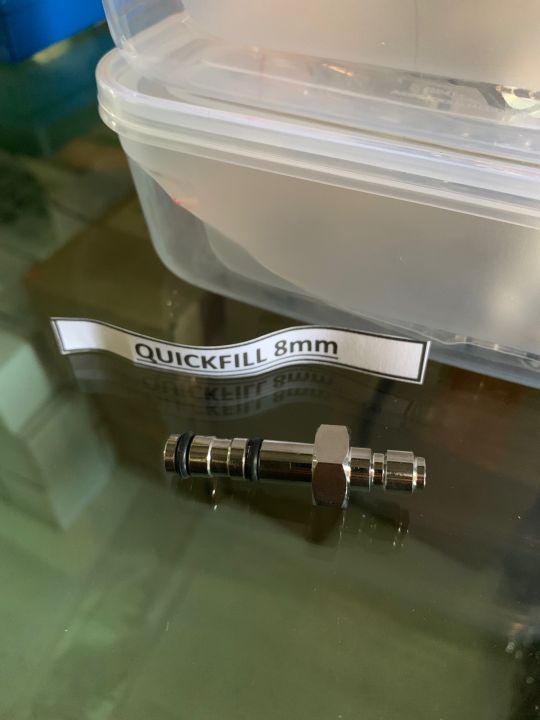 Quickfill Quickfill 8mm pengisian pcp warna stainless | Lazada Indonesia