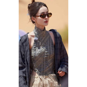 ZHUOCAN | Sun Protection Thin Summer Hooded Shirt Grid