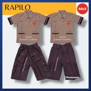 Setelan Pramuka Laki SD Siaga Baju Celana PDL Pendek Saku 6 Terbaru