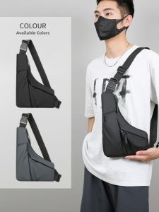 Mens Messenger Bag New Arrival Casual All-Match Chest Bag Multifunctional Simple and Lightweight Cycling Bag Unique Design Backpack