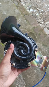 COD Cepat KKMOON 8A Klakson Keong Mobil motor Loud Air Horn 12V 150dB / Klakson Truk cania Volvo- DL34G