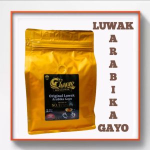 kopi luwak liar aceh arabika gayo asli kemasan 150gram | murah.oleh-oleh khas aceh.