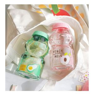 BOTOL FRUITY 480 ML| BOTOL MINUM UNIK| BOTOL MINUM ANAK| BOTOL AIR MINUM YAKULT| BOTOL MINUM FRUITY FRUIT ALA KOREA| BOTOL MINUM YAKULT LUCU| BOTOL MINUM TRANSPARAN MODEL YAKULT