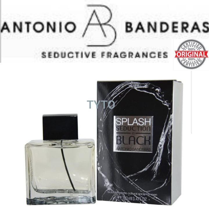Original Antonio Banderas Splash In Black Seduction Perfume for