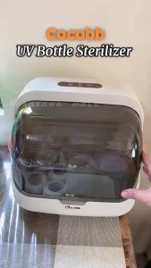 KANAZAWA&COCOBB Desktop UV Kitchen Dish Disinfection Drying Cabinet Machine With Bottle Sterilizer Rack Large Capacity Household