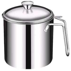 Hộp Đựng Dầu Bằng Thép Không Gỉ 1.2L Trên Dụng Cụ Nhà Bếp Lọc Dầu Lưới Lọc Dầu Chai Đựng Dầu Dụng Cụ Nhà Bếp
