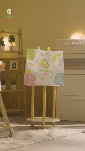 Peaboo Baby Mini Travel Packs Baby Wipes Strawberry & Cream Scent Hypoallergenic For Sensitive skin