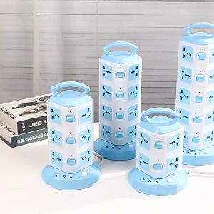 Ổ cắm điện đa năng 4 tầng 16 ổ cắm tích hợp 3 cổng usb dây đồng 2m A04U