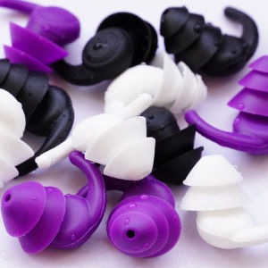 HUAK 1 Pair Soft Silicone Earplugs Noise Cancelling Reusable Anti-noise Earplug For Concerts Sleep Swimm Waterproof Ear Plugs