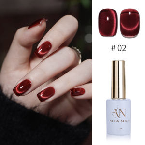 Bộ Sơn Móng Tay Gel Mắt Mèo 12ML Mùa Hè Hạt Thủy Tinh Đỏ Trong Suốt Như Băng Nam Châm Hiệu Ứng Mắt Mèo Dụng Cụ Làm Móng Đồ Dùng Cần Thiết Cho Bãi Biển Hiệu Ứng Mắt Mèo.