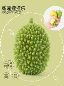 Creative Durian Stress Relief Squeezable Toy Realistic Office Boredom Buster Fun Fruit Themed Prank Toy for Students And Adults