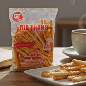 Bánh Quy Đũa Gia Trang | Bánh Que Ăn Vặt Giòn Tan Thơm Ngon – Snack Tiện Lợi