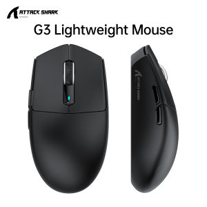 ATTACK SHARK | ATTACK SHARK G3 Lightweight Mouse Wireless 1000Hz Mouse PAW3311 Sensor 25000DPI and BK52820 MCU for Gaming Mouse