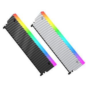 5V 3PIN ARGB RAM Heatsink Radiator Cooler Aura Sync with Thermal Silicone Pad for DDR2 DDR3 DDR4 DDR5 Desktop Computer