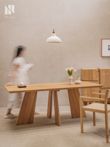 NONG HOME | Wabi Sabi Style Retro Wooden Dining Table