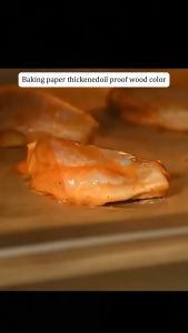 100pcs Non-stick Baking Kraft Parchment Paper Fryer Oven Paper Hamburger Pizza French Fries Wax Paper Food Wrapping