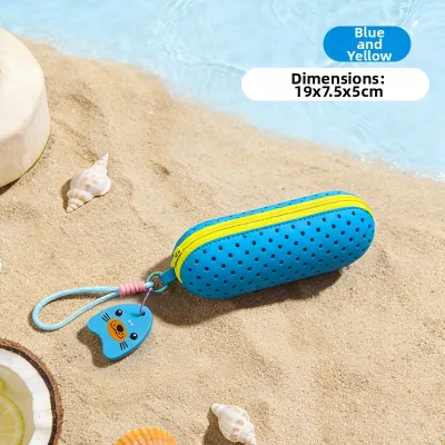 Travel Season | Portable Scratch-Resistant Breathable Swim Goggles Case Large