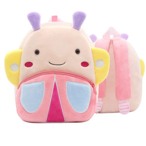 JIFANPAUL | Animal Cartoon Soft Backpack for Girls 2-5 Years Old