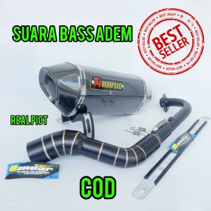 KNALPOT RACING AKRAPOVIC SUARA BASS ADEM NMAX LAMA NMAX NEW PCX ADV MIO SPORTY MIO SOUL GT MIO SMILE MIO Z MIO M3 AEROX BEAT KARBU BEAT FI SCOOPY DAN MASIH BANYAK LAGI