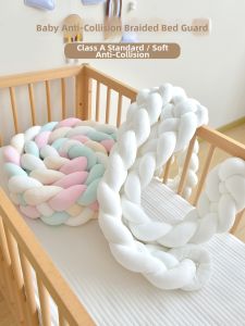 ANYOUBI | Interwoven Twisted Braids Bed Bumper