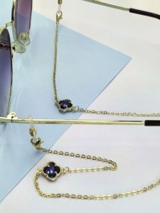 Mask Rope Eyeglasses Chain Hanging Ornaments Four-Leaf Clover Gold and Silver Color-Preserving Various Colors and Styles Minimalist Star Style Colorfast