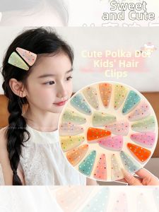 PINK EMPRESS | Colorful Polka Dot Cute Hair Clip