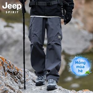 JEEP SPIRIT | Quần Cargo Nam Chất Vải Co Giãn Siêu Bền Phù Hợp Thể Thao Và Mặc Hằng Ngày