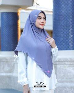 AR 890 by Arrafi hijab jilbab kerudung bergo daily Khimar pet antem