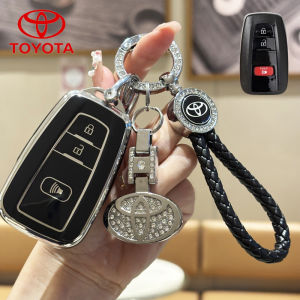 toyota car remote key case for corolla cross corolla altis keychain