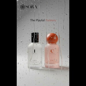 SORA Couple The Playful Partners I+C - Parfum Pasangan Kreatif Romantis 50ml Extrait De Parfum