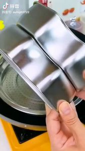 Steamed Tray Stainless Steel Cooker Steaming Plate with Cover Steamer Cookers Insert Pot Steam