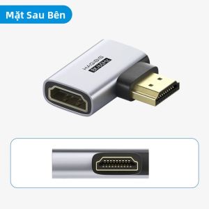 Hagibis | Hagibis 90 Độ Góc Phải HDMI Sang HDMI 2.1 Cáp Nối Dài Đầu Nối Hình Chữ L Nam Đến Nữ Khớp Nối Cho Máy Tính Video