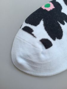 Tất Ngắn Marimekko Pure Cotton Mới 2025 Cho Nữ Tất Thể Thao Màu Sắc Hoa Nổi Tất Ngắn Dành Cho Nam Và Nữ