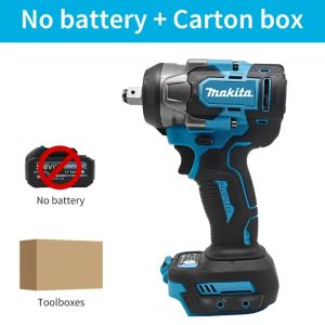Makita | Makita 18V Brushless Cordless Impact Wrench 800Nm for Home DIY Fixture Disassembly and Bolt Handling Bare Tool