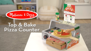 Melissa and Doug Top & Bake Pizza Counter Play Set