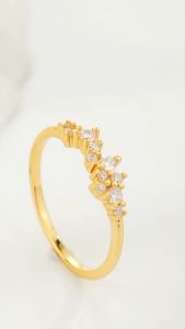 KAHASIL JEWELRY: Desain Cincin Unik dan Elegan - Cincin Titanium Wanita Anti Karat Luntur Fashion Korea Mutiara Berlian KH026