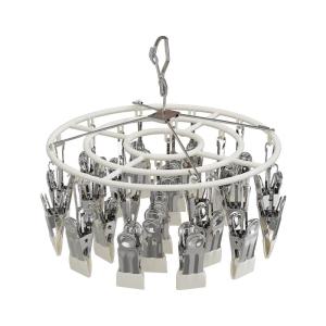 TIANBIAO | Stainless Steel Multi-Clip Round Disk Clothes Hanger for Baby and Underwear