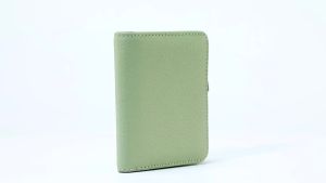 Women Genuine Leather Slim Short Wallet RFID Blocking Bi-Fold Wallet Credit Card Holder money clip wallet Zipper Coin pocket