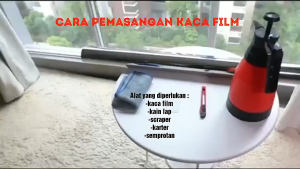Stiker Kaca Polos Lebar 100 CM Panjang 500 cm Film Kaca Warna Tidak Tembus Pandang