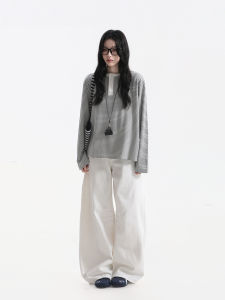 zuocisankon | Henley Collar Loose Fit T-shirt