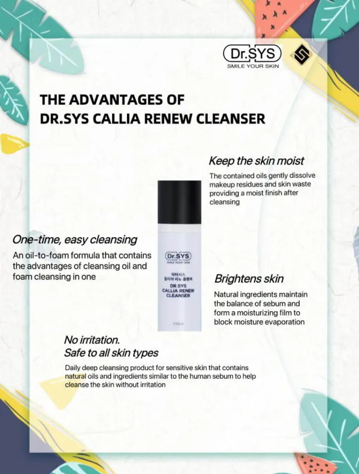 STEMEY DR SYS Callia Renew Cleanser Sensitive Skin Acne Care