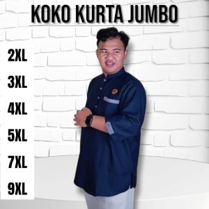Baju koko jumbo 7XL 6XL 5XL koko jumbo putih big size M L XL