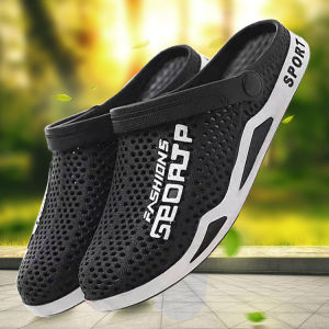 รองเท้าแตะแบบสวมสำหรับผู้ชายและผู้หญิงในช่วงฤดูร้อนแบบป้องกันการลื่น สไตล์เกาหลี รองเท้าแตะชายหาดแบบสวมสบายสำหรับกลางแจ้ง