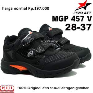 COD sepatu sekolah Pro Att ukuran 28-37 anak SD dan SMP