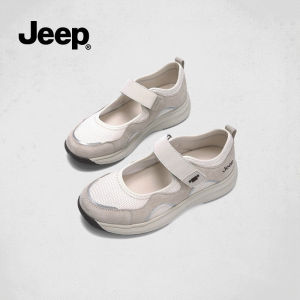 Jeep thick soled Mary Jane womens 2025 new summer mesh perforated breathable toe sports sandals