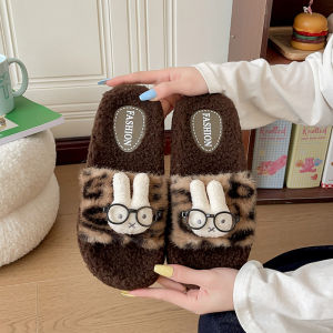 Dép Bông Hoạt Hình Dễ Thương Miffy Cho Nữ Dép Đi Trong Nhà Ngoài Trời Chống Trượt Đế Dày Dép Đi Trong Nhà Mùa Đông 2025